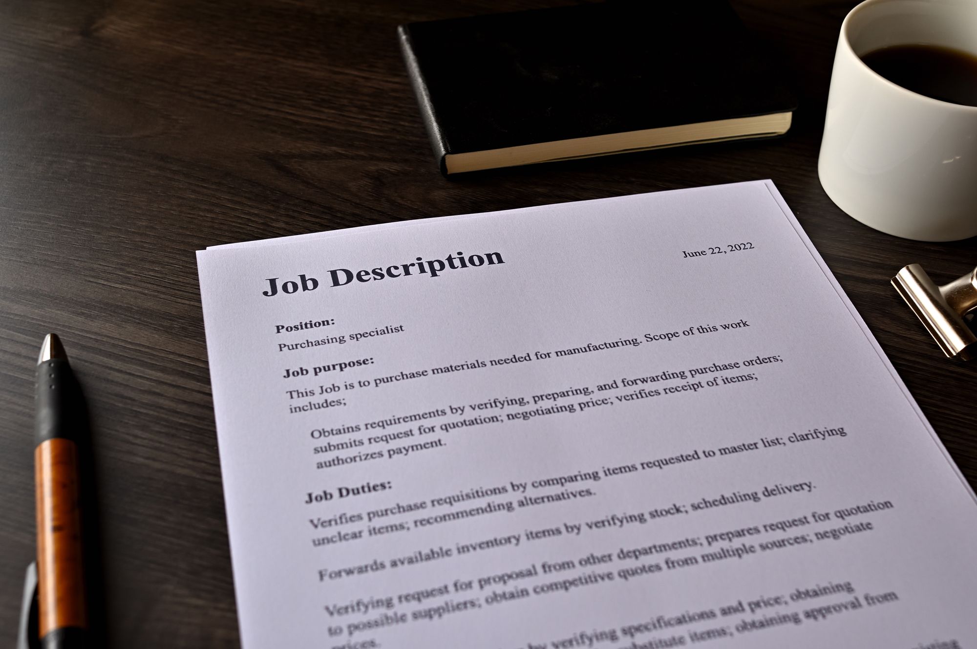 Defining the Job Roles